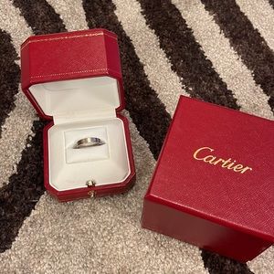 Authentic Cartier Love wedding band